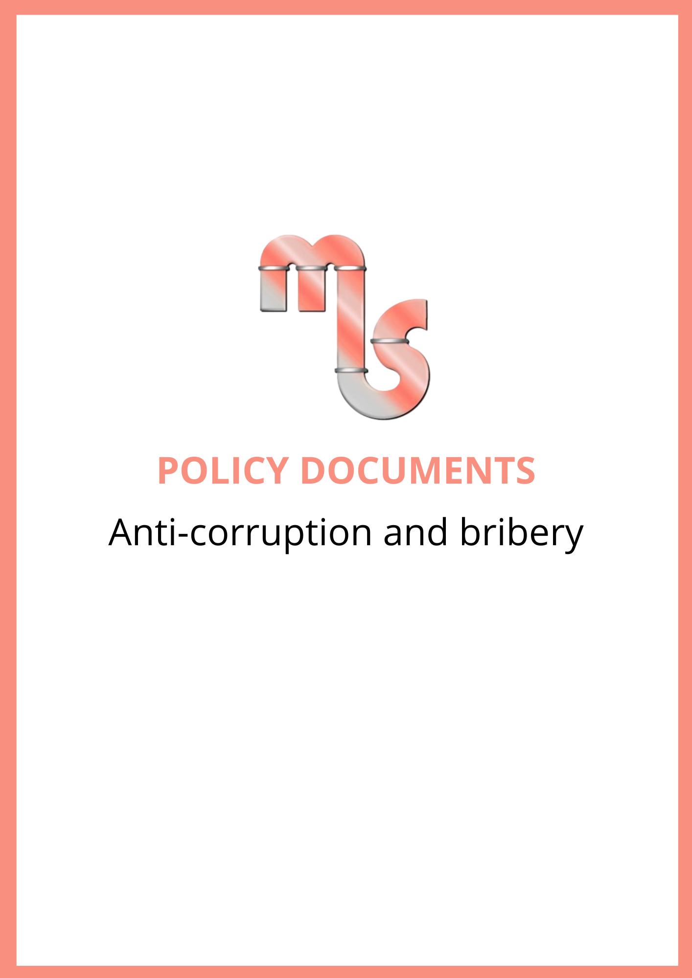 Anti-corruption & bribery