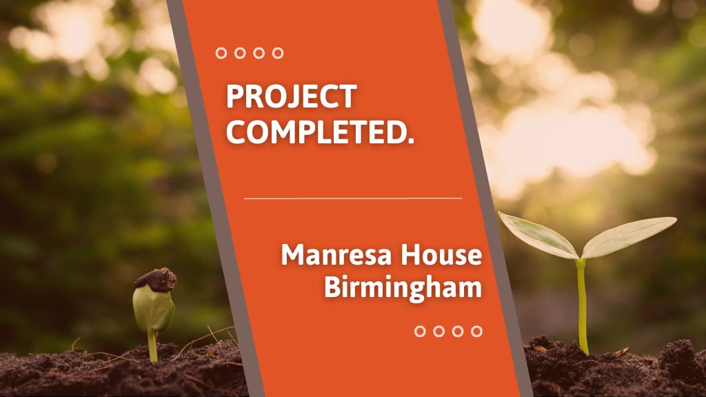 Building Services work for Manresa House, Birmingham