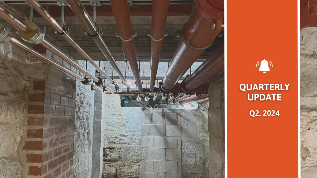 Pipework Installed by Murray Building Services at Rochdale Town Hall