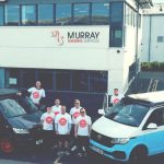 Three Peaks Team outside Murrays offices